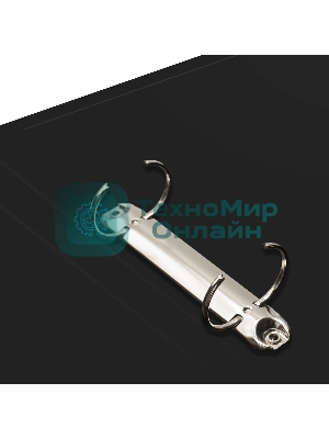 Папка на 2-х кольцах Silwerhof Eco A4, пластик, 0.5мм, черный