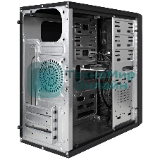Компьютерный корпус Minitower ExeGate BA-203U-UNS450 (mATX, БП UNS450 с вент. 12см, 3хUSB+1хUSB 3.0, аудио, черный)