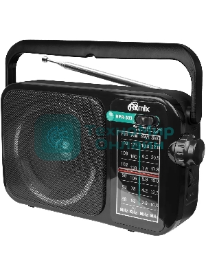 Радиоприемник Ritmix RPR-303, черный