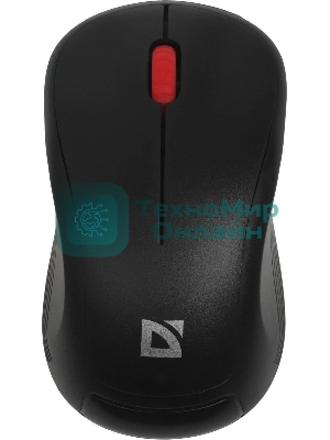 Мышь беспроводная Defender Bit MB-205 черный, 1200 dpi, радиоканал, USB, кнопки - 3