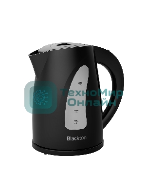 Электрочайник Blackton Bt KT1706P черный, 1.7 л, 2200 Вт, скрытый нагревательный элемент