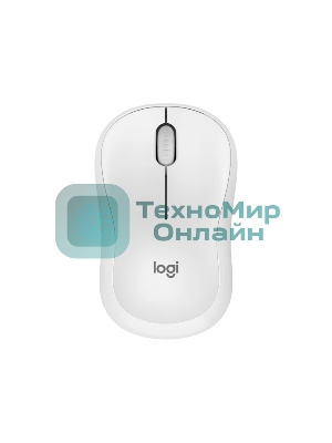 Мышь беспроводная Logitech M240 SILENT белый, 4000 dpi, Bluetooth, кнопки - 3