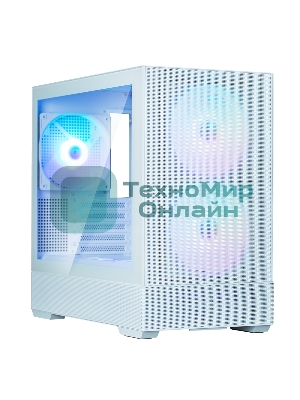 Компьютерный корпус ZALMAN P30 AIR, MATX, белый, WINDOW, 2xCombo (3.5'' or 2.5''), 3x2.5