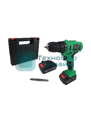 Дрель-шуруповерт Zitrek Greenpower 12-Li 063-4074, 12 В, 1,5 Ач, 32 Нм, щеточный