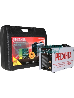 Сварочный аппарат инверторный в кейсе Ресанта САИ 250 65/23