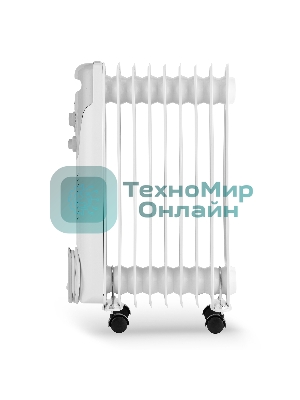 Масляный обогреватель Vitek VT-1709 W (9 секций) белый, 2000 Вт, 20 м2, термостат