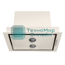 Вытяжка встраиваемая Gefest ВО 4603 В81 бежевая, 52 см, 800 куб. м/ч, 78 дБ