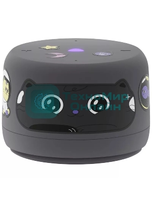 Умная колонка Яндекс Станция Лайт 2, 6Вт, компактная, 1 динамик, Matter, Wi-Fi, Bluetooth 5.0, Алиса, серый