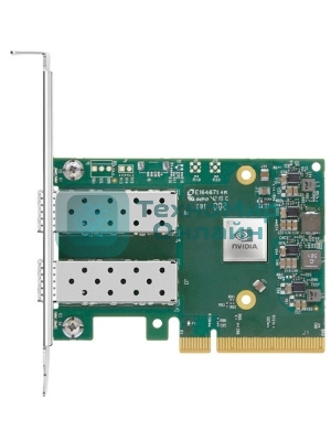 Сетевая карта ConnectX-6 Lx EN adapter card, 25GbE, Dual-port SFP28, PCIe 4.0 x8, No Crypto, Tall Bracket