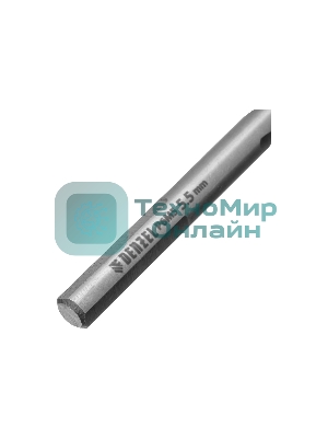 Сверло спиральное по металлу Denzel 5,5 x 93мм, Р6М5, Golden Tip, многогранная заточка