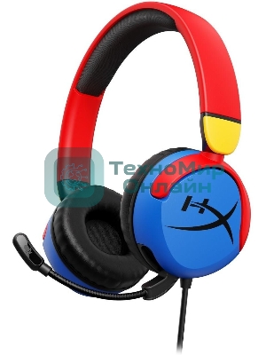Гарнитура HyperX Cloud Mini Multi разноцветный, беспроводная + проводная, Bluetooth, до 25 ч