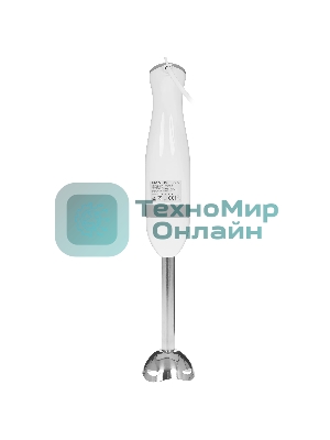 Блендер погружной Ergolux ELX-HB02-C31 (13125) 2 скорости, 500 Вт, 220-240В нерж.сталь, бело-сер.