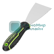 Шпательная лопатка из нержавеющей стали Сибртех 65 мм, двухкомпонентная рукоятка