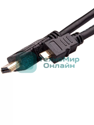 Кабель VCOM/TELECOM HDMI-19M -- MicroHDMI-19M ver 2.0+3D/Ethernet,1m Telecom TCG206-1M