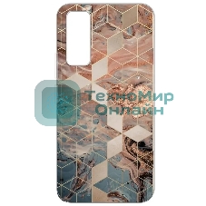 Чехол (клип-кейс) Gresso для Vivo Y53s 4G Air золотистый/синий (GR17AAAE9792)