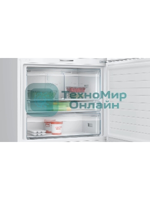 Холодильник Bosch KGP86FWC0N белый двухкамерный 422/202л морозилка снизу, No Frost