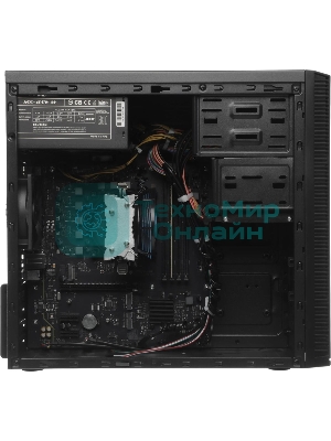 Компьютер Amur Нарвал B7I21 MT i3 12100 (3.3) 16Gb SSD 256Gb UHDG 730 FreeDOS GbitEth 400W мышь клавиатура черный (RUS) (2147002)