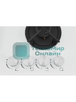 Варочная панель газ ZUGEL ZGH603W, белая