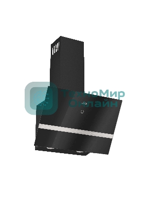 Вытяжка наклонная Elikor Rise BK 60 черный, 60 см, 750 куб. м/ч, 56 дБ