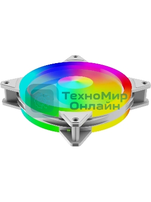 Вентилятор для корпуса Bloody BD-CF120ARGb4 ARGb белый, 120 мм, 1600 об/мин, 26 дБ, 4 pin