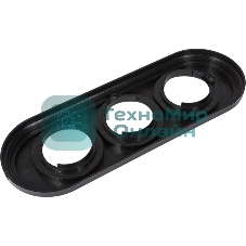 Рамка Bironi BF1-630-23 3-м ретро пластик черный