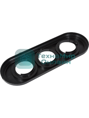 Рамка Bironi BF1-630-23 3-м ретро пластик черный