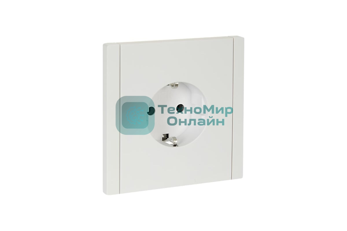 Розетка СП FORTE&PIANO FP214 16А с заземл. без защ. шторок безвинт. крепл. белый IEK FP-R11-16-1-K01