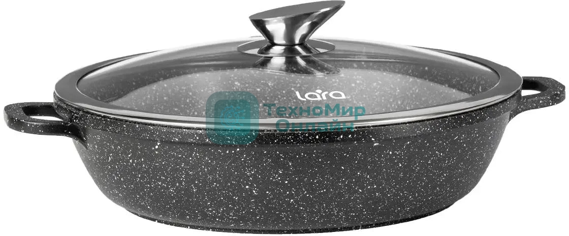 Сотейник LARA LR02-211 2.9 л, 24 см, с крышкой
