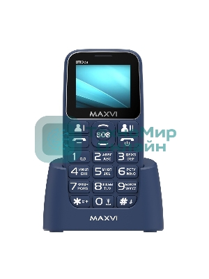 Мобильный телефон Maxvi B110ds синий
