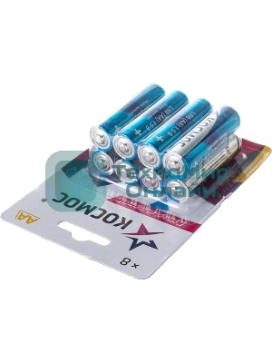 Элемент питания Космос алкалиновый AA/LR06 BP-8 (блист.8шт)