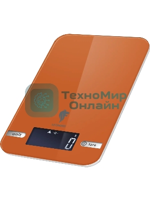 Весы кухонные электронные LEONORD LE-17703, оранжевый