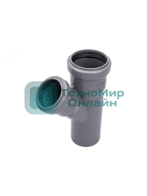 Тройник канализационный Политэк 45 град. 50 х 40 205445