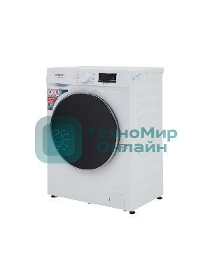 Стиральная машина KRAFT KF-MBDS8147W белый, загрузка фронтальная 8 кг, 1400 об/мин, класс: А+++