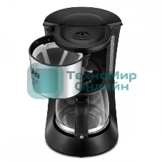 Кофеварка капельная Ufesa CG7125 Capriccio 12 DelUX черный/серебристый, исп. кофе - молотый, 1.2 л, 680 Вт.