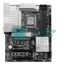 Материнская плата MSI PRO Z890-P WIFI, LGA 1851, Intel Z890, 4xDDR5, 4xSATA, 4xM.2, 1xPCIe 5.0 x16, 2xPCIe 4.0 x4, 1xPCIe 3.0 x1, 1xHDMI, 1xDP, 1xUSB-C Thunderbolt 4, 1xUSB-C 3.2 Gen 2, 1x 5Gb LAN, 2xUSB-A 3.2 Gen 1, 1xUSB-A 3.2 Gen 2, 4xUSB-A 2.0, 3x3.5 мм, 7.1, ATX