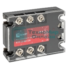 Реле твердотельное трехфазное RTP-40-DA PROxima EKF rtp-3-40-da