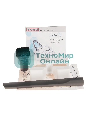 Пылесос Thomas Perfect Air Animal Pure белый/желтый, 325/1700Вт, уборка влажная/сухая, пылесборник контейнер 2,6 л