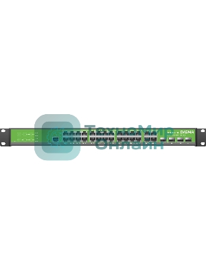 Коммутатор Digma DSW724G-4C-R, 24×1 Гбит/с + 4×1 Гбит/с Combo, управляемый