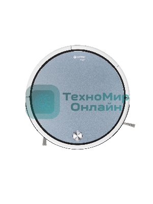 Робот-пылесос Vitek VT-1805 белый/синий, Li-Ion, уборка сухая/влажная, пылесборник контейнер 0.5 л