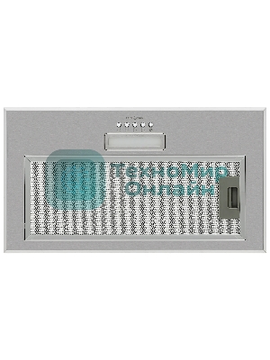 Вытяжка встраиваемая Krona Ameli Light 600 PB нержавеющая сталь, 52.5 см, 633 куб. м/ч, 44 дБ