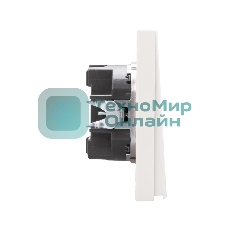 Выключатель Kranz STRONG 1 кл с подсветкой 10А с/у жемчуг