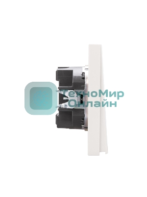 Выключатель Kranz STRONG 1 кл с подсветкой 10А с/у жемчуг