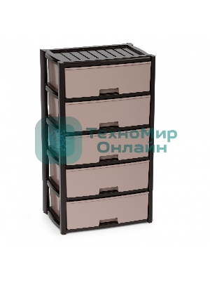 Комод Альтернатива Колорит 5 секц., венге, широкий М8762