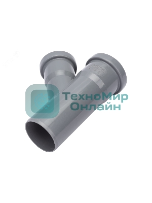 Тройник канализационный Политэк 45 град. 50 х 40 205445