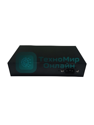 Коммутатор неуправляемый NEOMAX NMS-106PoE-1000-S, 6 портов 1000 Mbps, 4xPoE + 1xSFP, металл