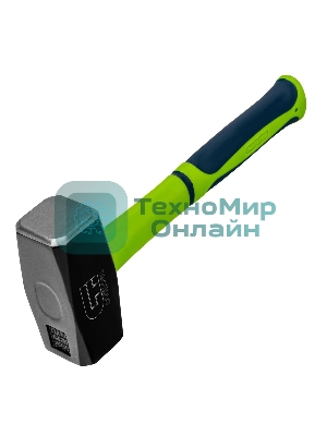 Кувалда Сибртех 1500 г, фибергласовая обрезиненная рукоятка