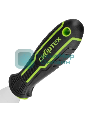 Шпательная лопатка из нержавеющей стали Сибртех 65 мм, двухкомпонентная рукоятка