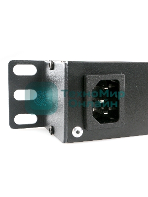 Блок 1 вход С14/8 евророзеток с защитой для 19