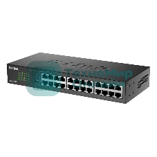 Коммутатор D-Link DGS-1024D/J1A, 24×1 Гбит/с, неуправляемый