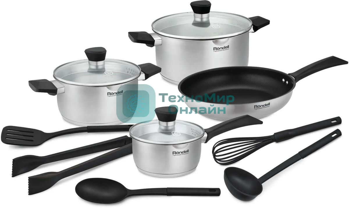 Набор посуды Rondell Strike RDS-1881, 12 предметов